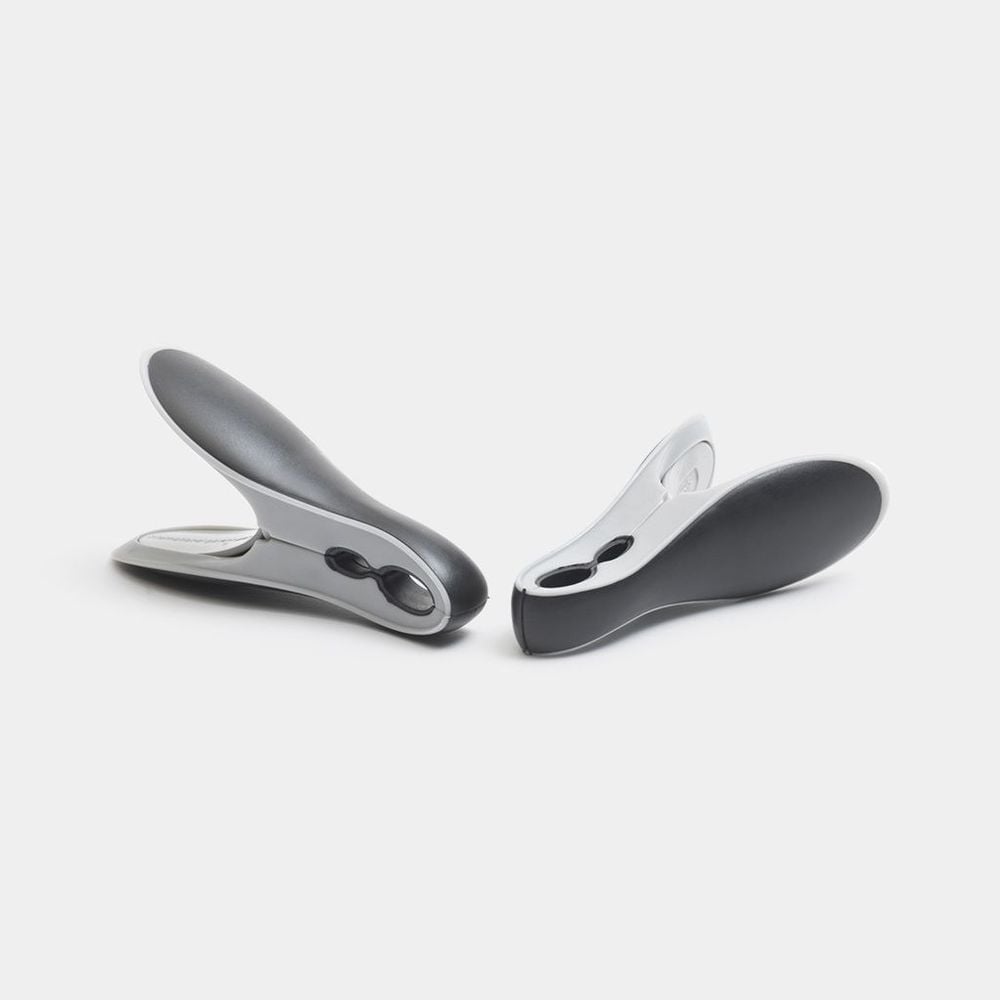 Brabantia Smart Pegs, Set of 8 (Black/Grey) by Brabantia - ISBN: 8710755149405