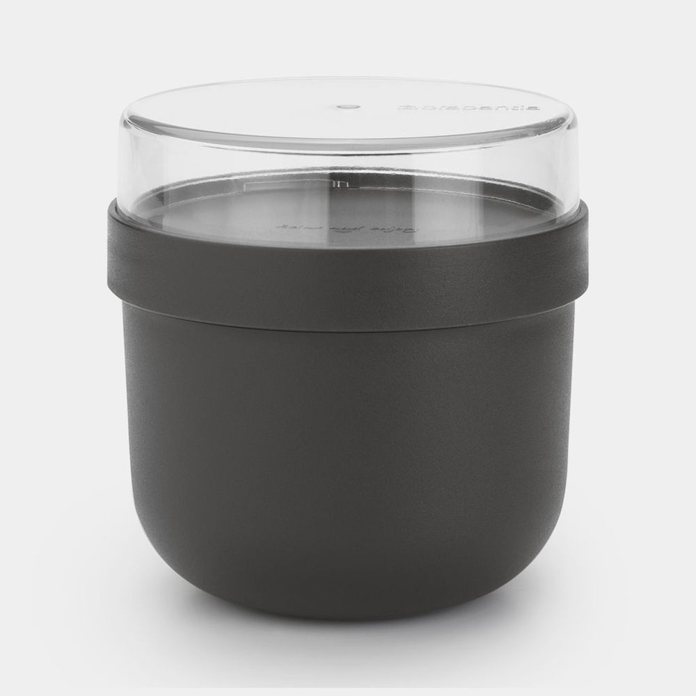 Brabantia Make & Take Breakfast Bowl (Dark Grey) - 500mL by Brabantia - ISBN: 8710755204180