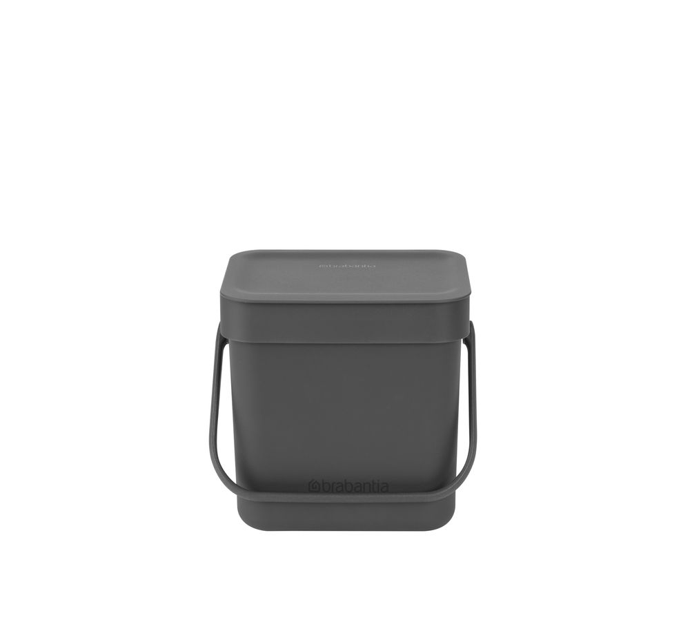 Brabantia Sort & Go Waste Bin (Grey) - 3 Litre by Brabantia - ISBN: 8710755209888