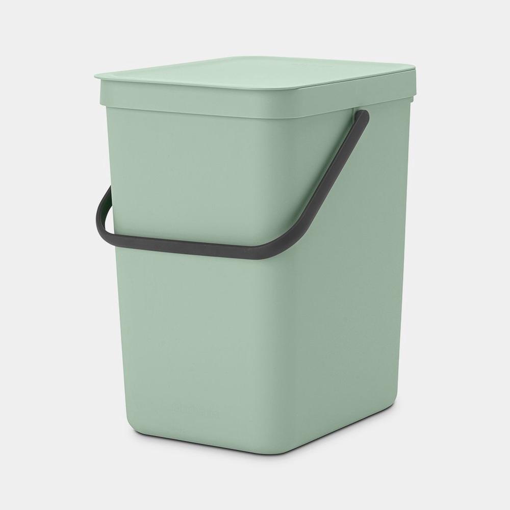 Brabantia Waste Bin Sort & Go (Jade Green) - 25L, 8710755212765