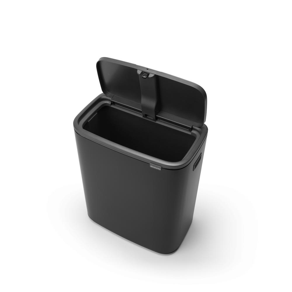 Brabantia Bo Touch Bin (Matt Black) - 60 Litre, 8710755223020