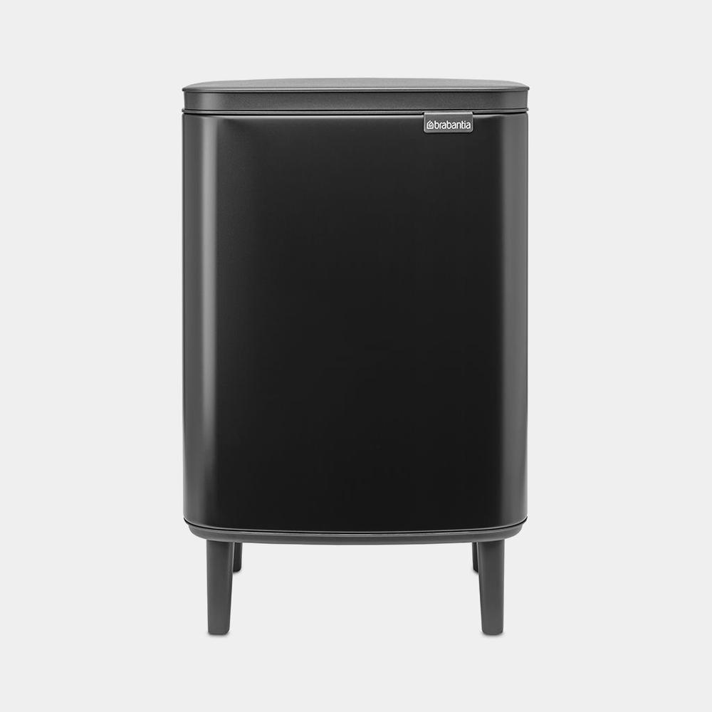 Brabantia Bo Waste Bin Hi (matt Black) - 12l 