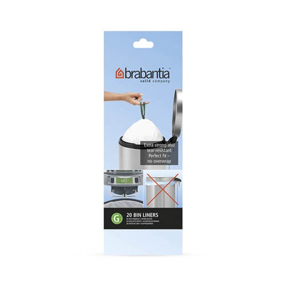 Brabantia Bin Liner 23/30 Litre 20 Bags White by Brabantia - ISBN: 8710755246265