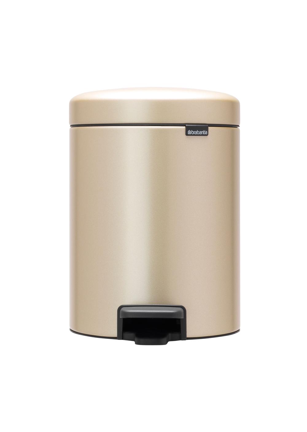 Brabantia Pedal Bin Newicon (Champagne) - 5 Litre, 8710755304422