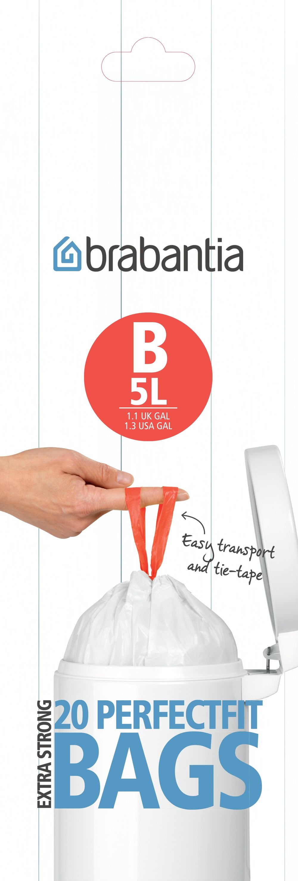 Brabantia Bin Liner Code B, 20 Bags - 5 Litre by Brabantia - ISBN: 8710755311741