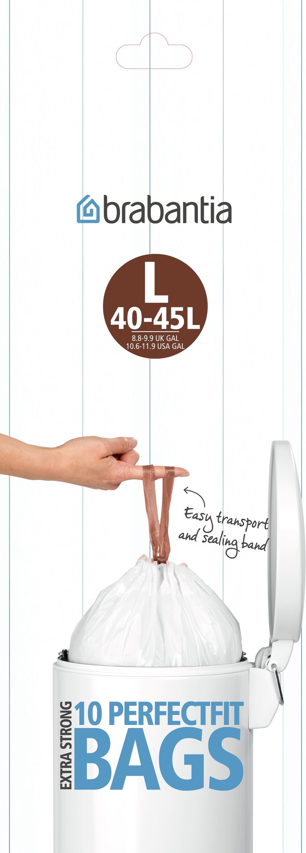 Brabantia Flatback Bin Liner Code L, 10 Bags by Brabantia - ISBN: 8710755371547