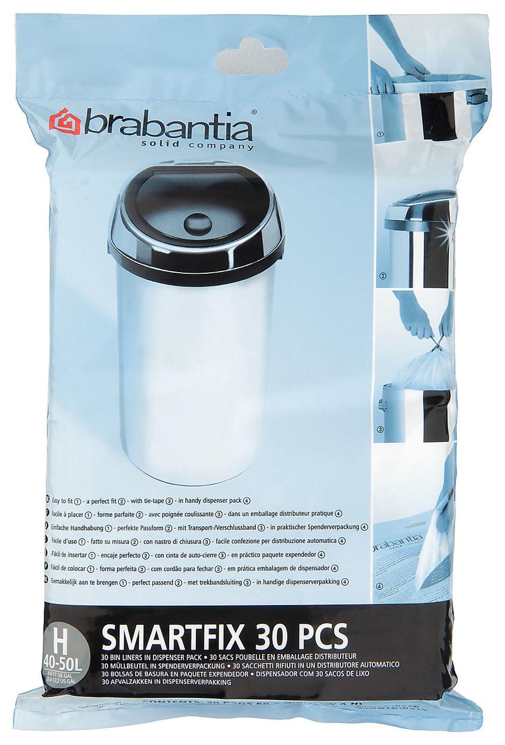Brabantia Bin Liner 40/50/60 Litre Dispenser Pack, 30 Piece Buy