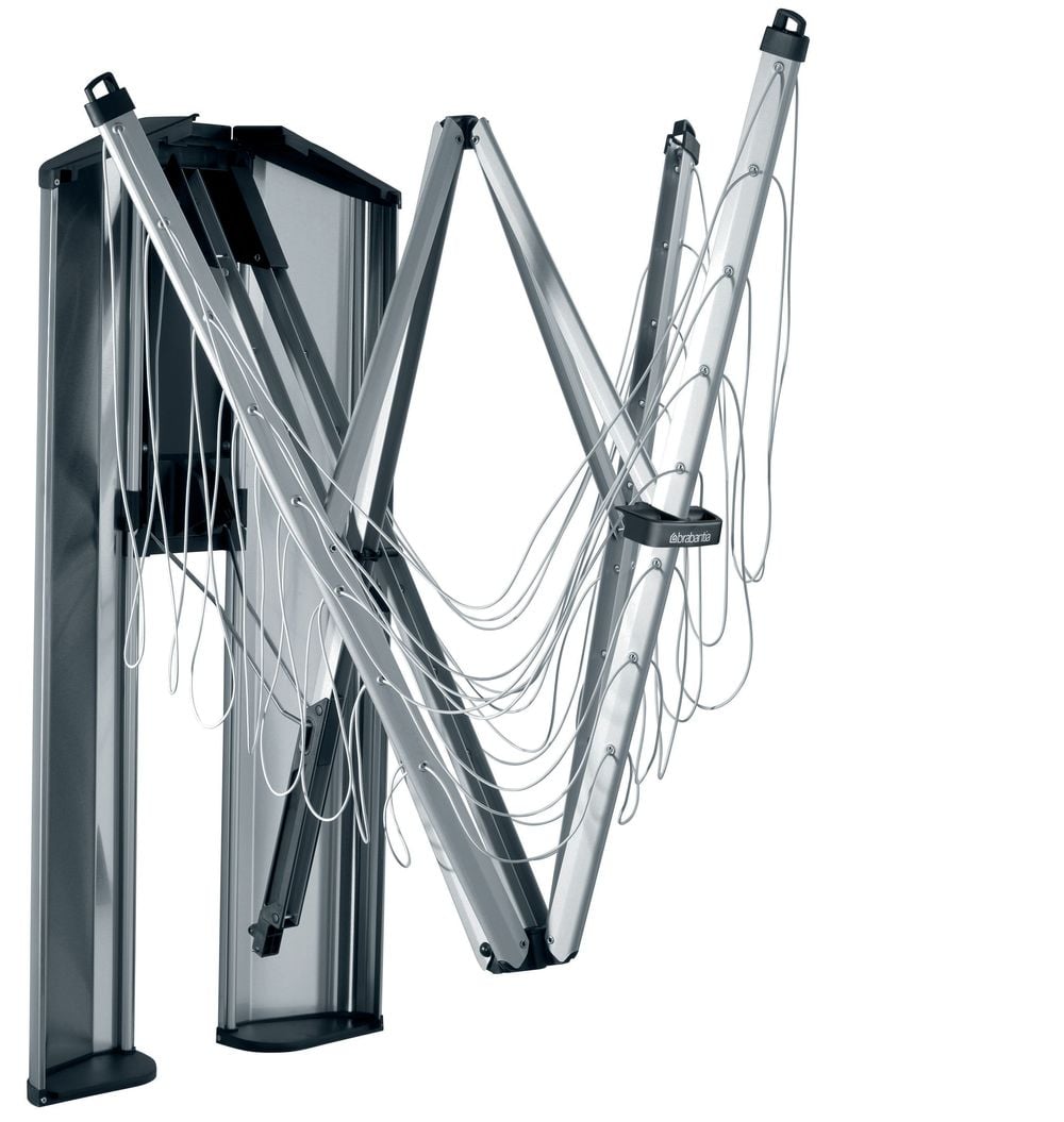 Brabantia Wall Fix Fold Away Clothes Line With Storage Box by Brabantia - ISBN: 8710755475924
