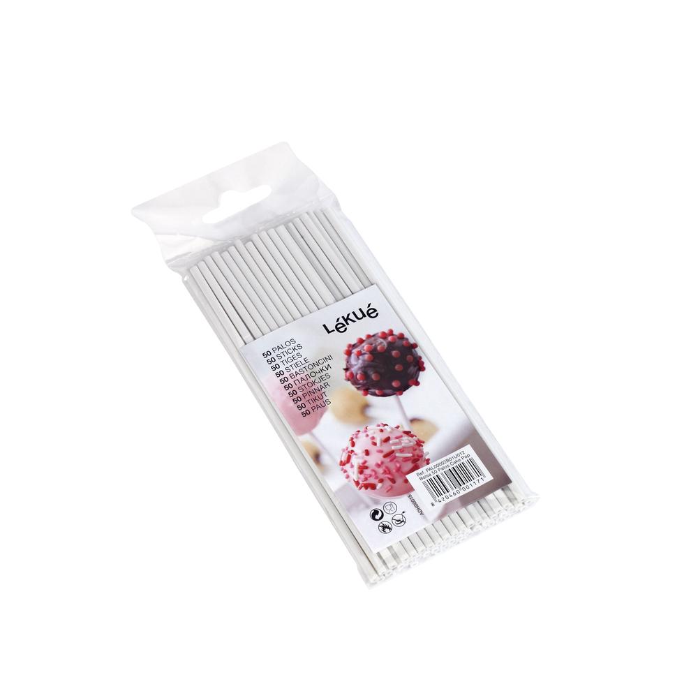 Lekue Cake Pops Sticks, 50 Pieces - 15cm, 8710755881220