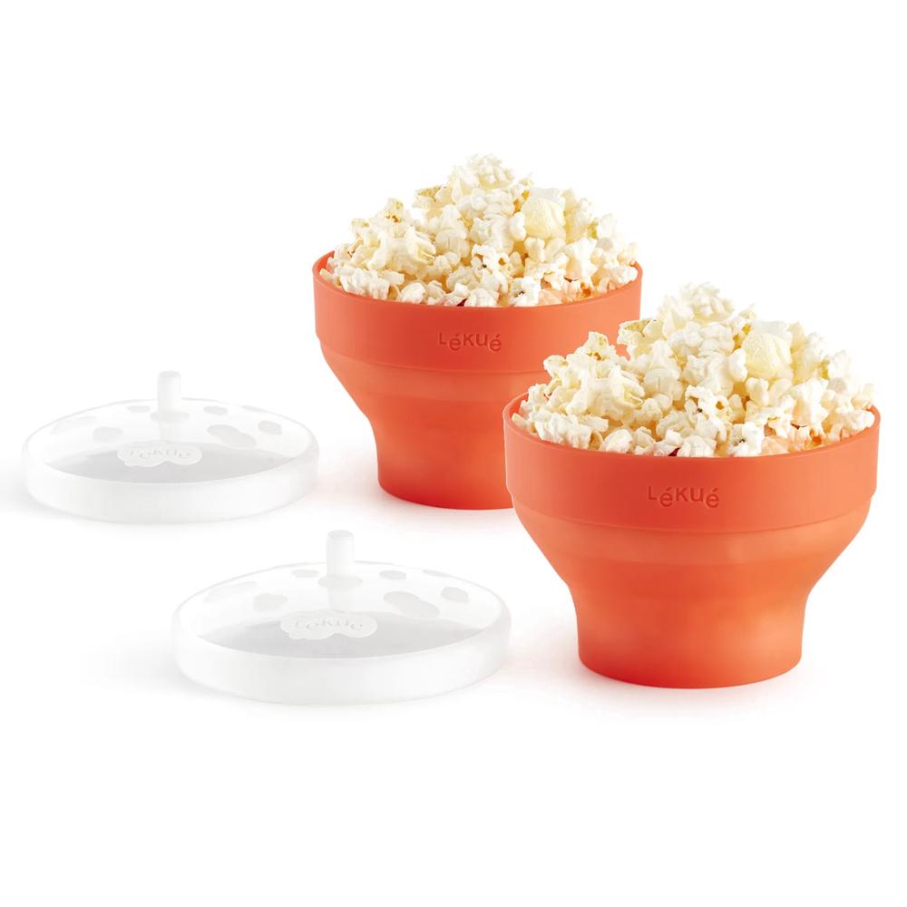 Lekue Mini Microwave Popcorn, 2pcs - 700 mL, 8710755881664