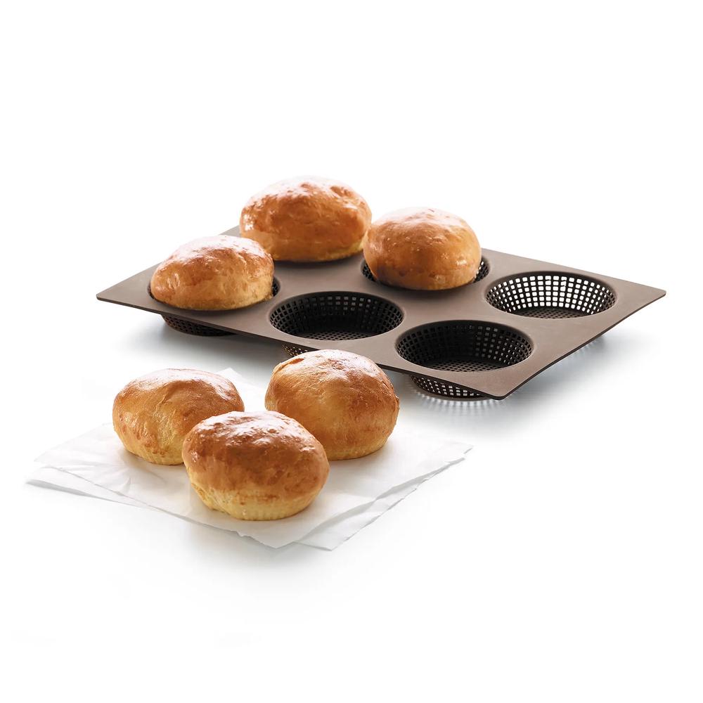 Lekue 6 Cup Bread Roll Mould - 75mL x 6 by Lekue - ISBN: 8710755882661