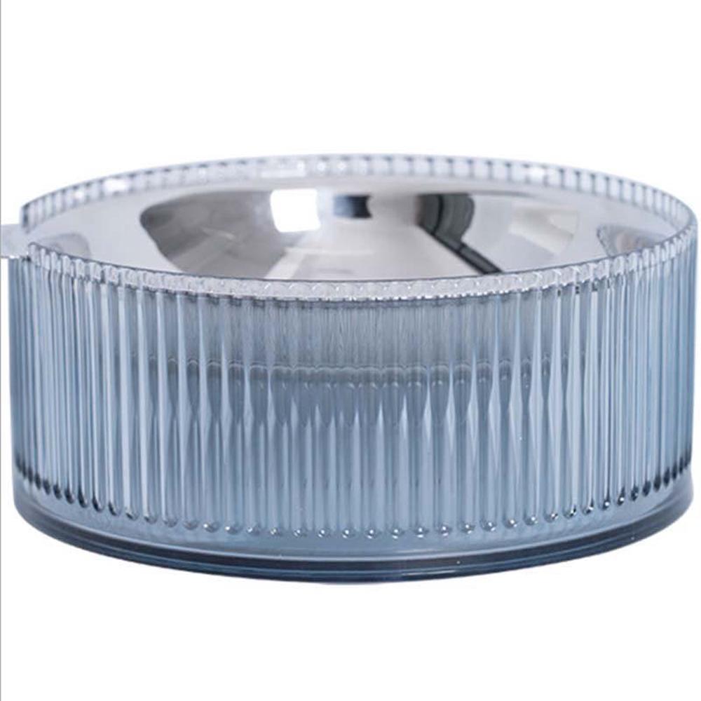 Furrytail Antibacterial Stainless Steel Cat Bowl (Blue) Buy online at