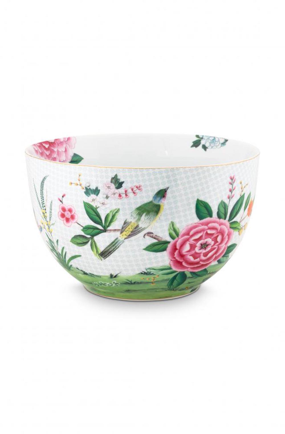 PIP Studio Blushing Birds Bowl (White) - 23cm, 8718924046760