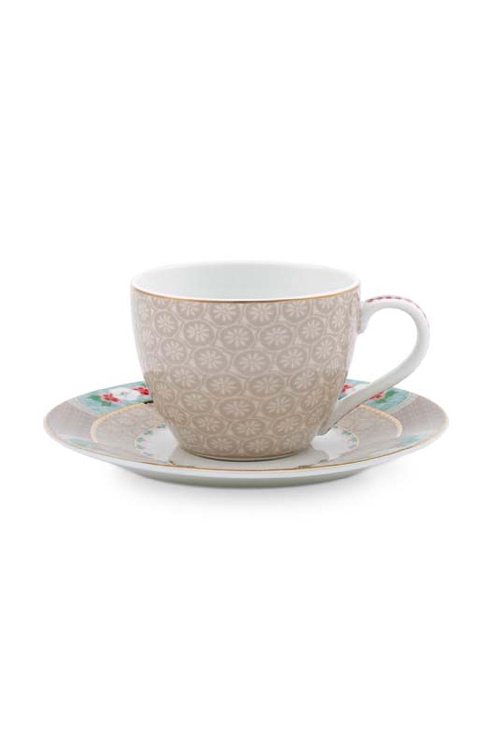 PIP Studio Blushing Birds Espresso Cup & Saucer (Khaki) - 120mL | Buy  online at Well Cooked