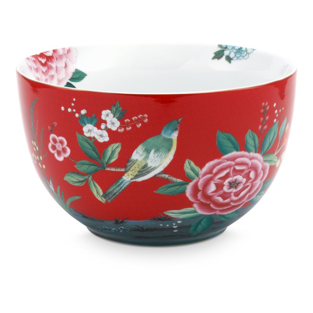 Essenza Home Pip Studio Blushing Birds Bowl Kaki 12 Cm - Porcelaine Délicate