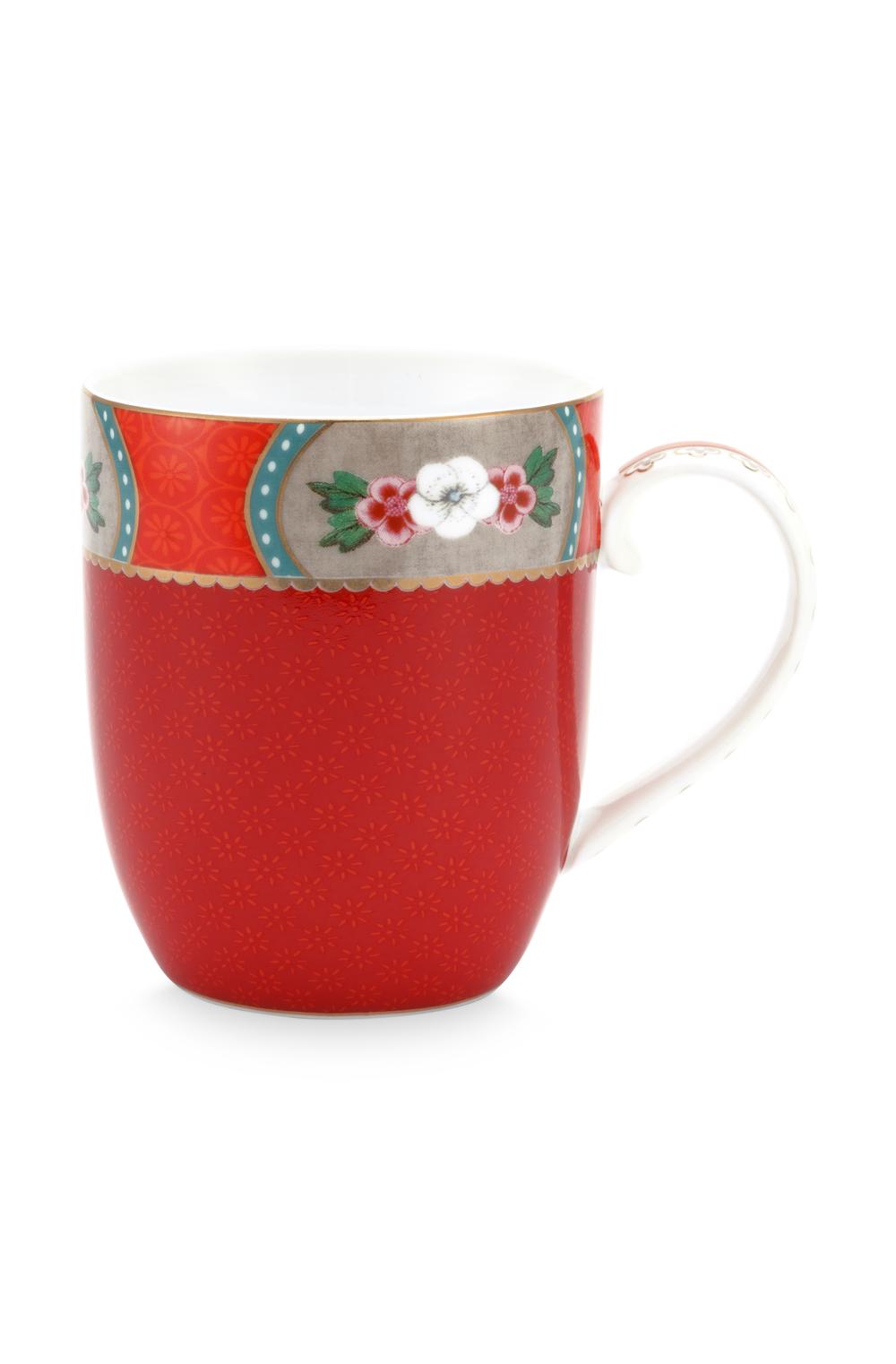 PIP Studio Blushing Birds Mug (Red) - 145mL, 8718924665398