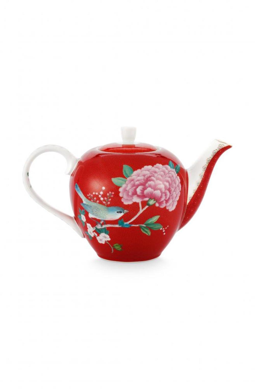 PIP Studio Blushing Birds Tea Pot (Red) - 750mL | Buy online at The Nile