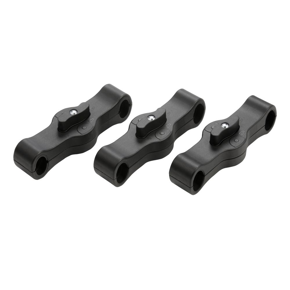 Twin/Stroller Connector, Set of 3 (Black), 8719699259874