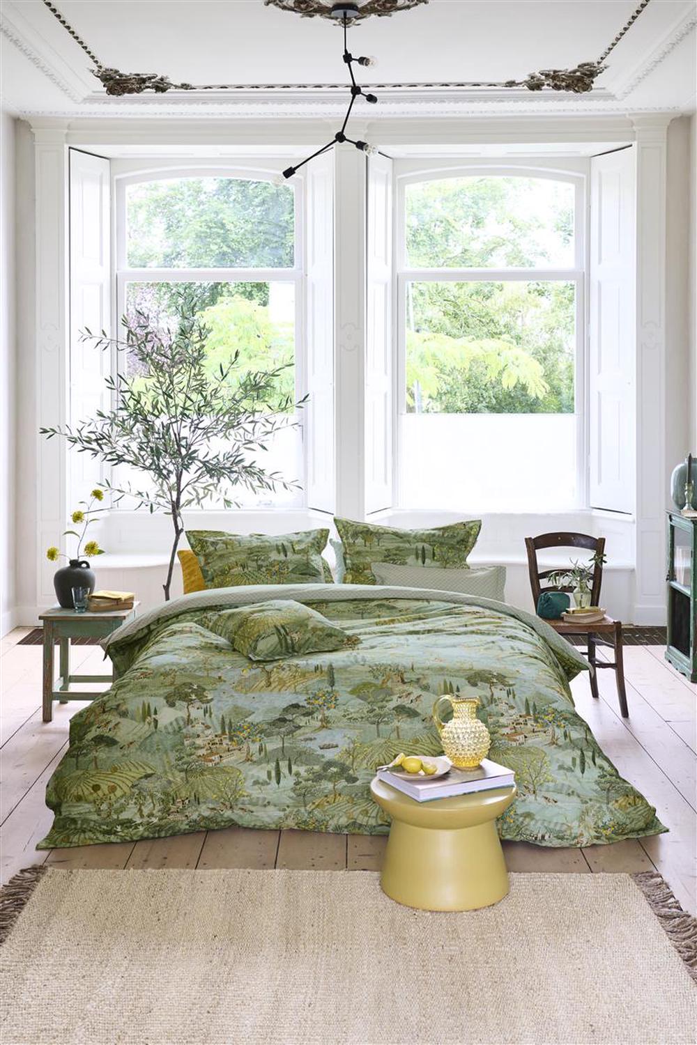 Toscana Cotton Quilt Cover Set (Green), 8719931836764