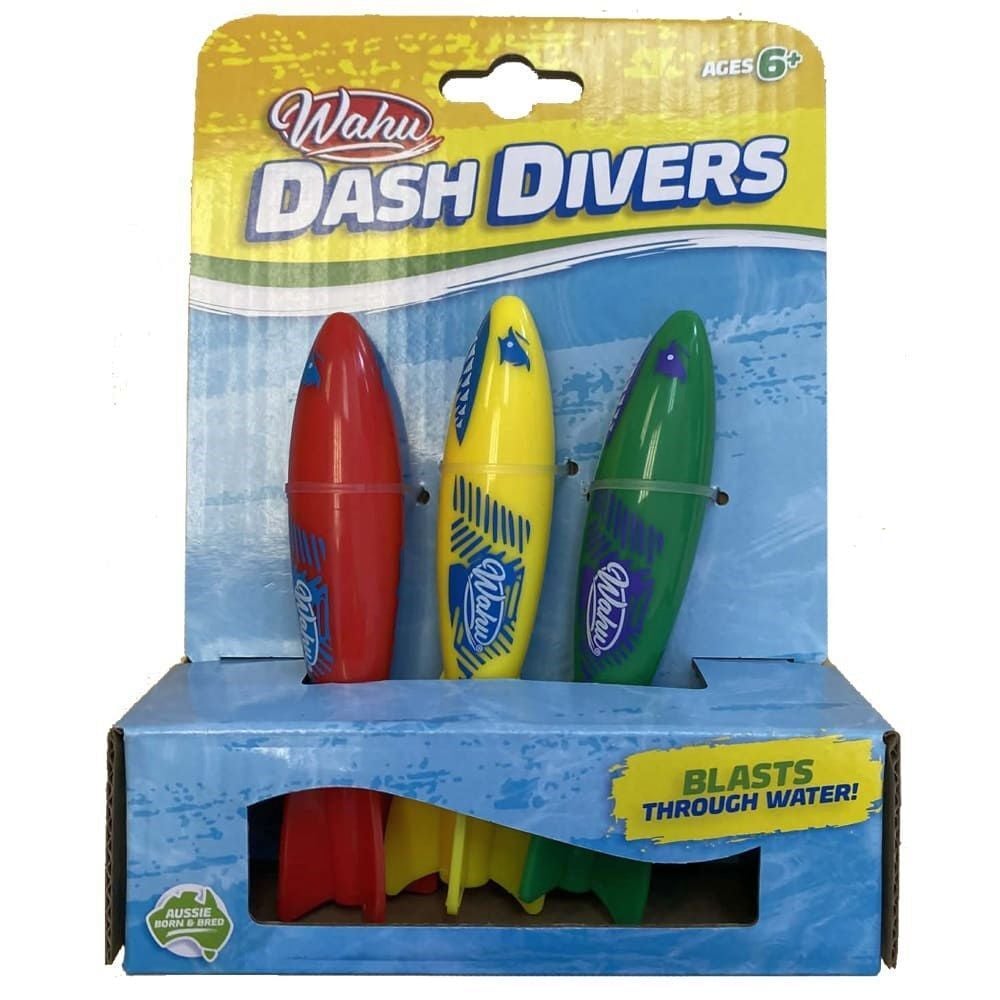 Wahu Dash Divers Swimming Pool Diving Toy Pack by Wahu - ISBN: 8720077323940