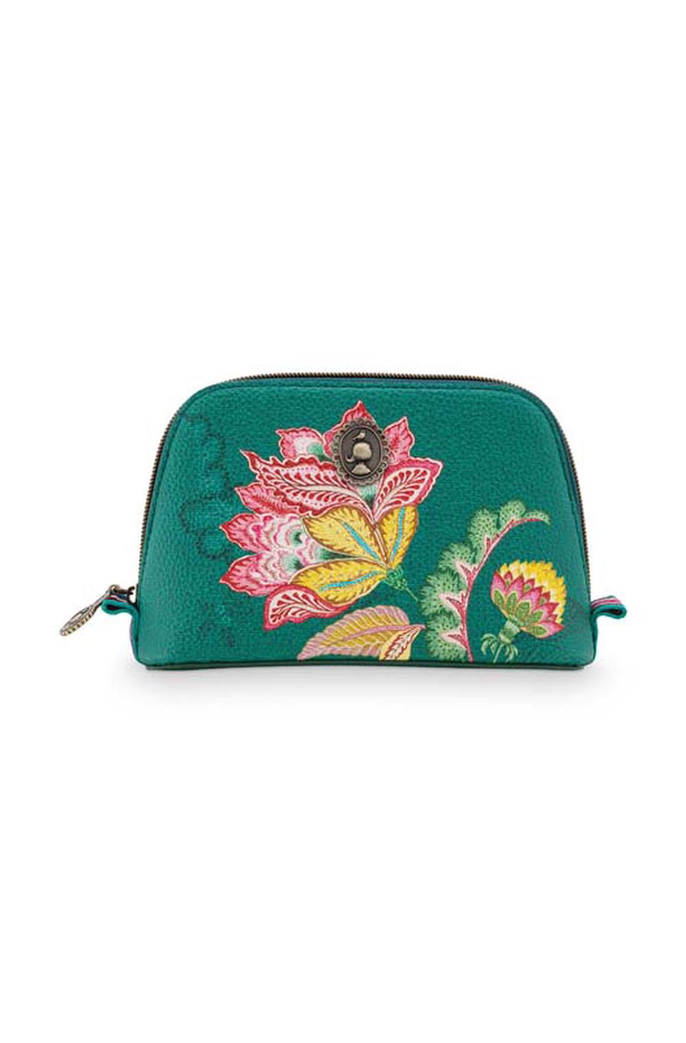 Jambo Flower Triangle Beauty Bag (Green), 8720088016817
