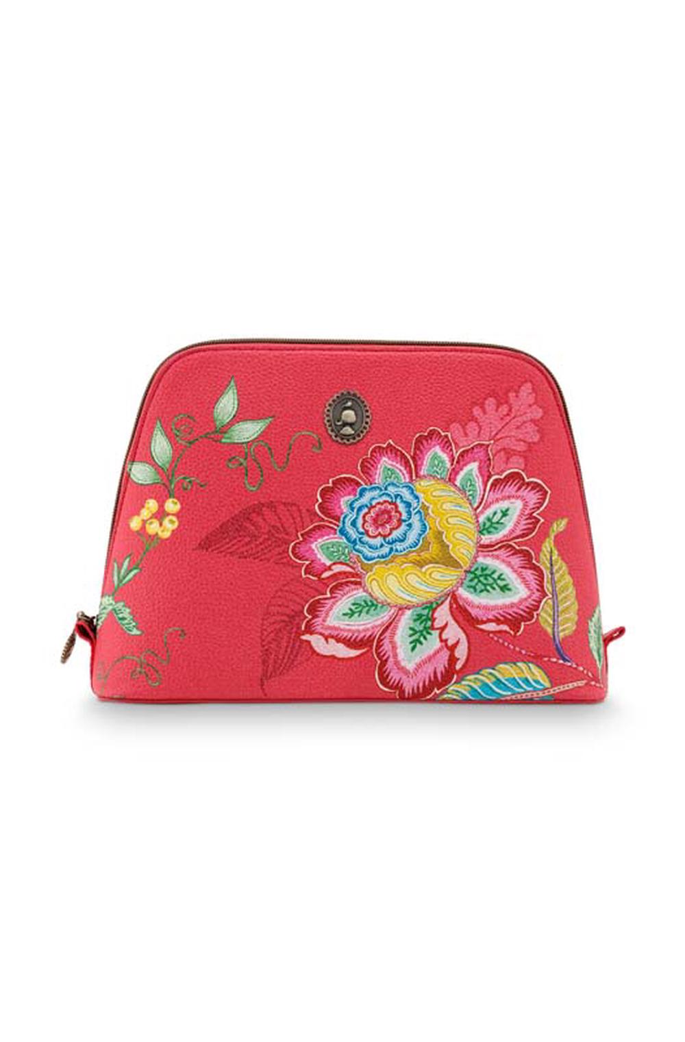 Jambo Flower Triangle Beauty Bag (Red), 8720088016916