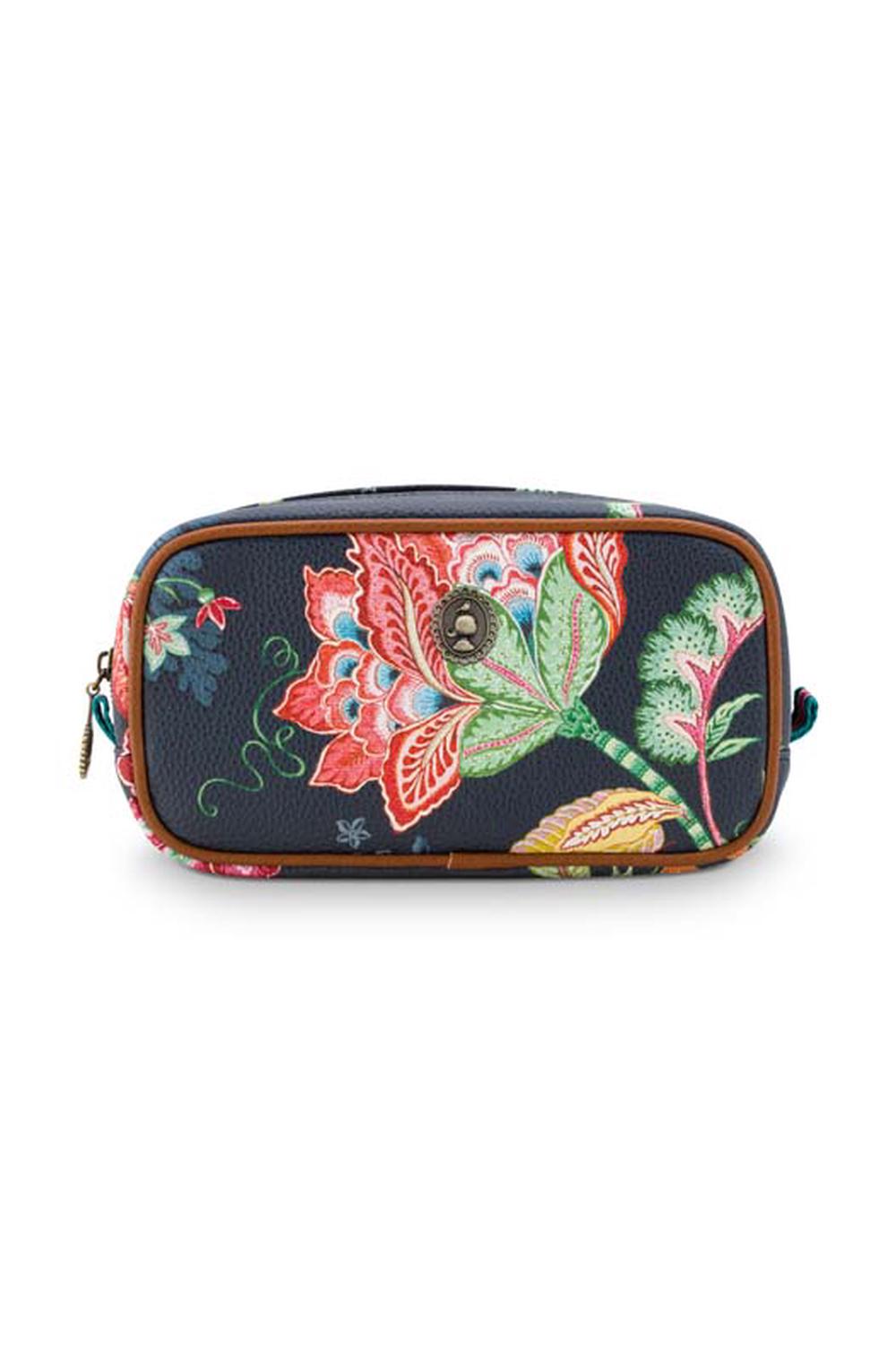 Jambo Flower Square Beauty Bag (Blue), 8720088016978