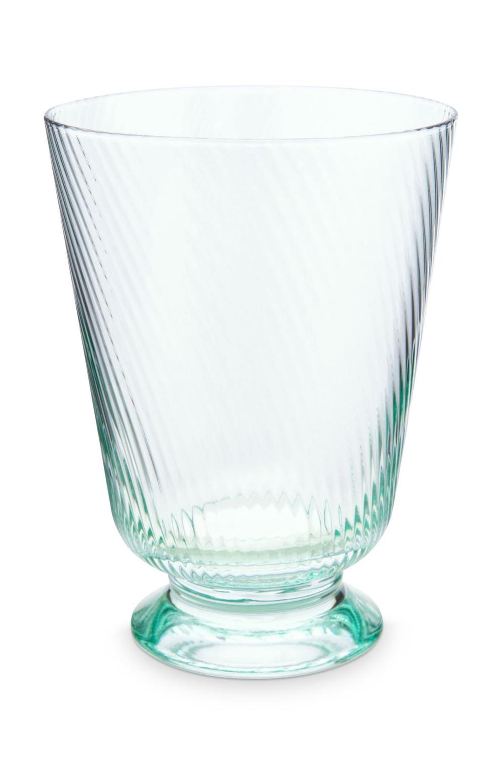 Pip Studio Twisted Water Glass (Light Blue) - 360mL, 8720195367536