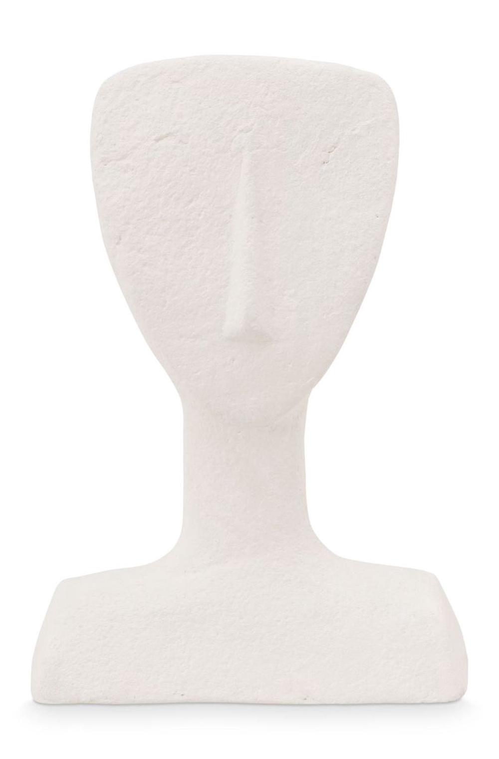 Ecomix Face Sculpture (Off White) - 24.5x10x34cm, 8720289334611