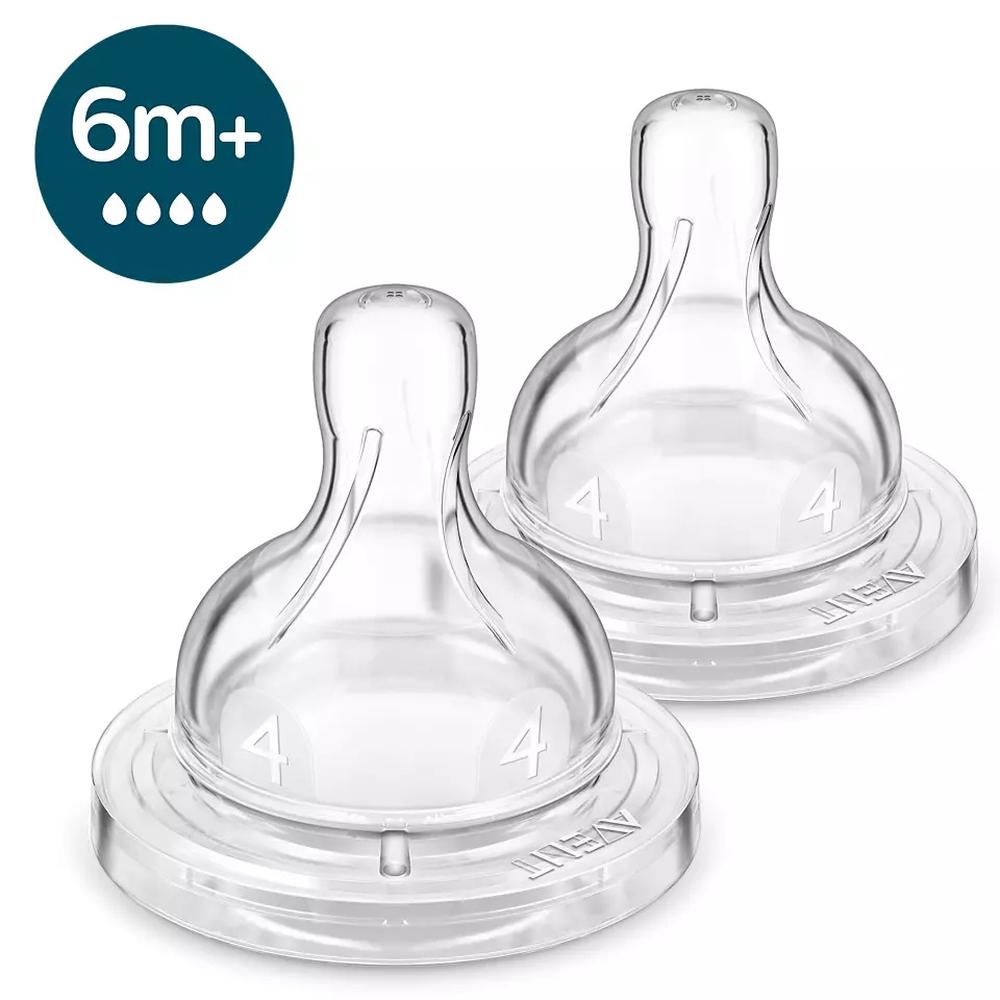 Anti-Colic Teats Flow 4 SCY764/02, 2 Pack, 8720689009898