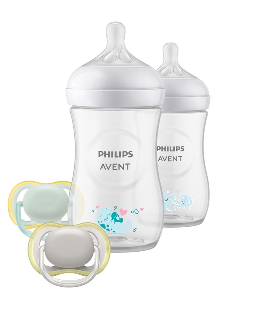 Avent Natural Response Gift Pack Ultra Air (Sea) - 260mL, 8720689011327
