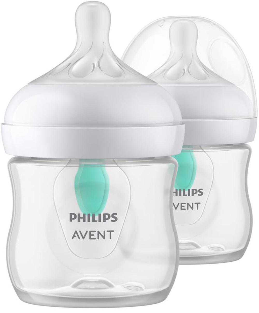 Avent Natural Response Bottle AirFree Vent, 2 Pack - 125mL, 8720689011525