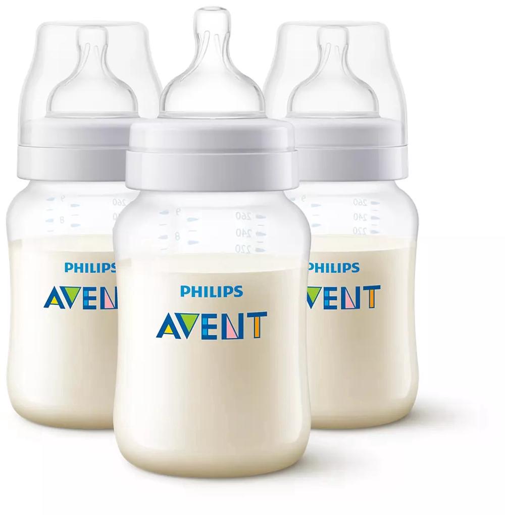 Anti-Colic Bottle SCY103/03, 3 Pack - 260mL, 8720689013901