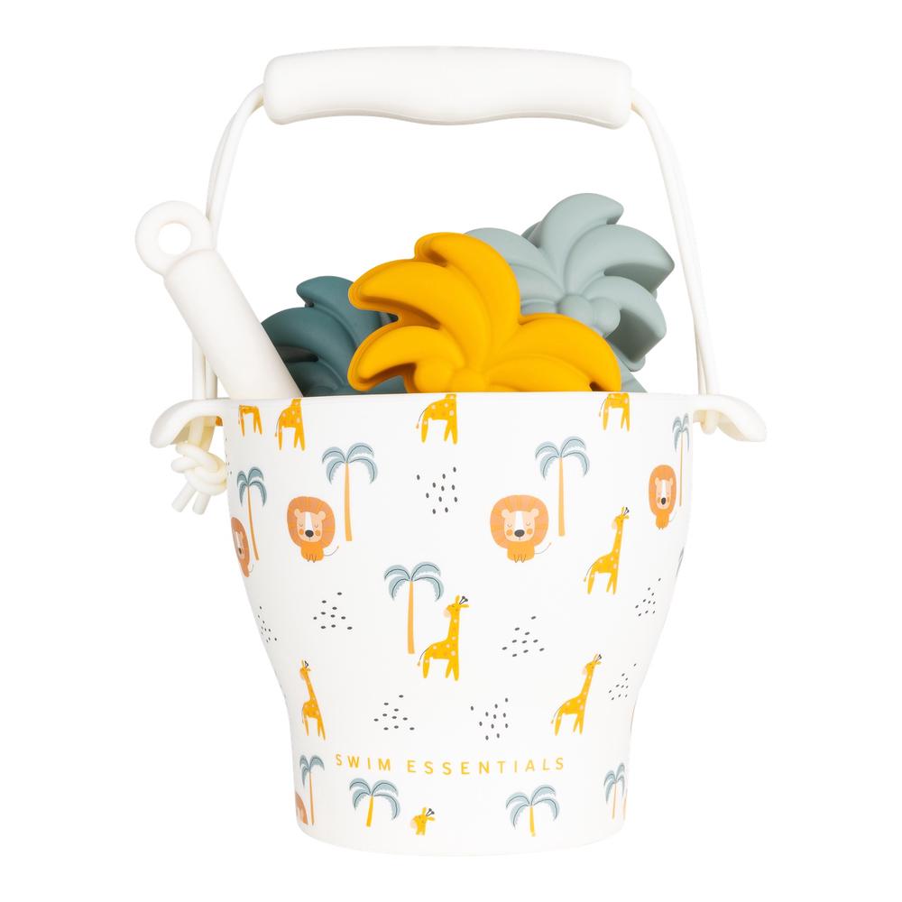 Swim Essentials Beach Bucket Set (Jungle), 8721197402836