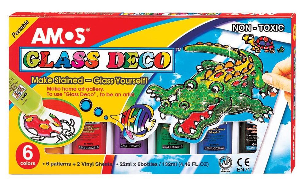 Glass Deco, 6 Colours - 22mL Per Piece, 8802946500260