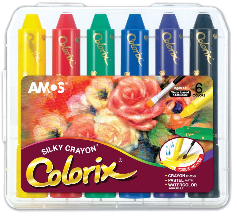 Colorix Crayons, 6 Pack, 8802946502110