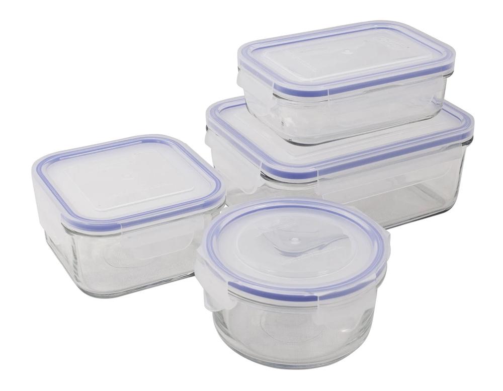 Glasslock Tempered Glass Food Container Set 4 Piece Buy Online At The Nile