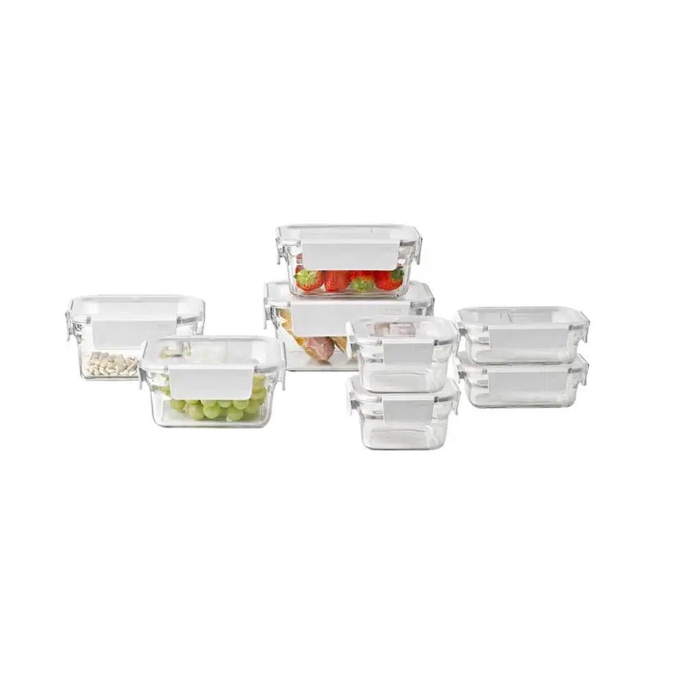 Glasslock Premium Container Set, 8pc (White) by Glasslock - ISBN: 8807246094518