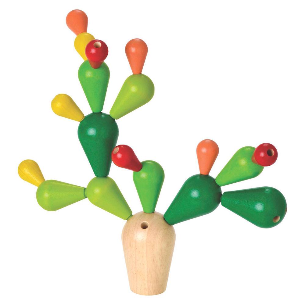 Plan Toys Wooden Balancing Cactus Game, 8854740041012