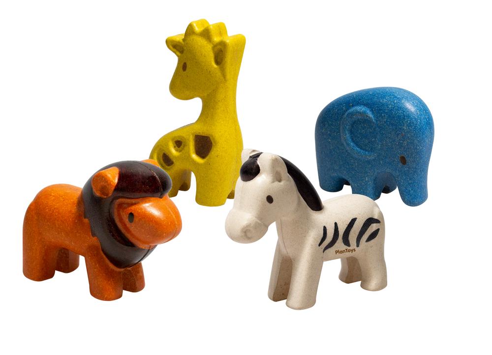 plan toys wild animals set