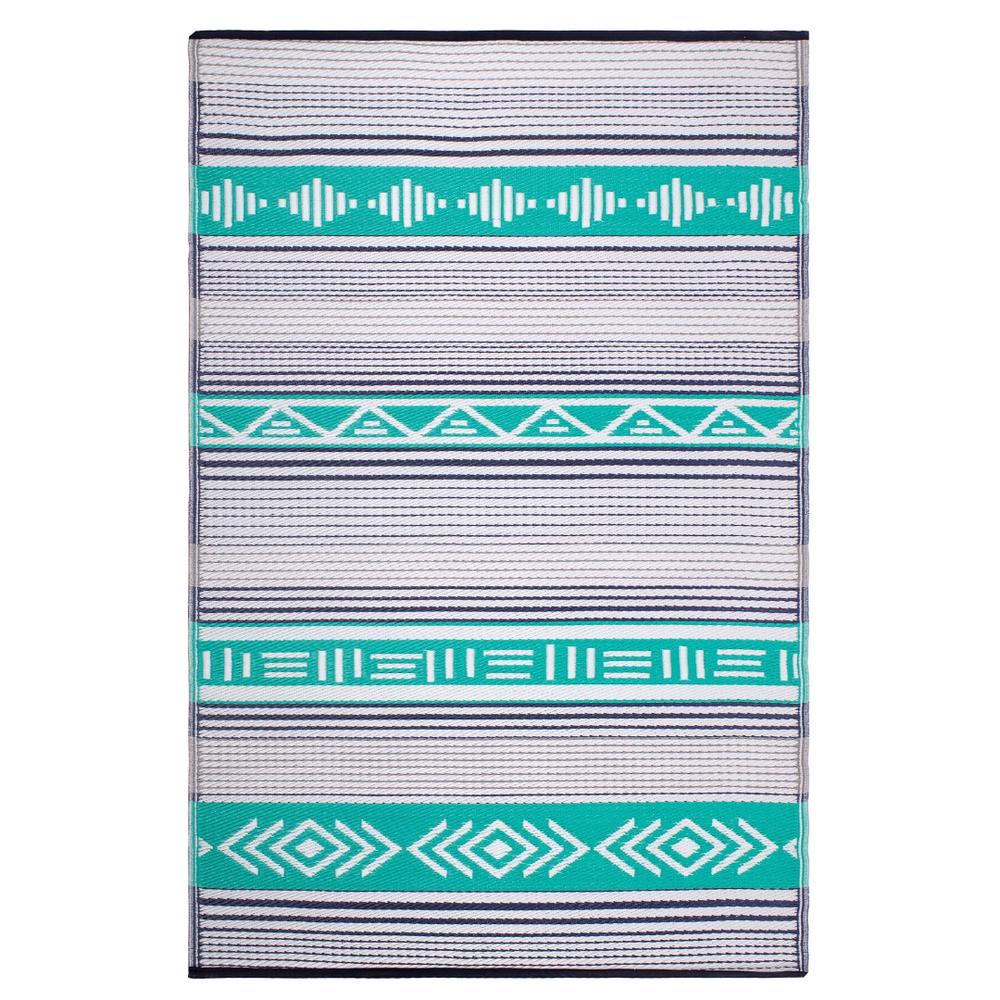 Fab Habitat Recycled Plastic Outdoor Rug and Mat 120x179cm