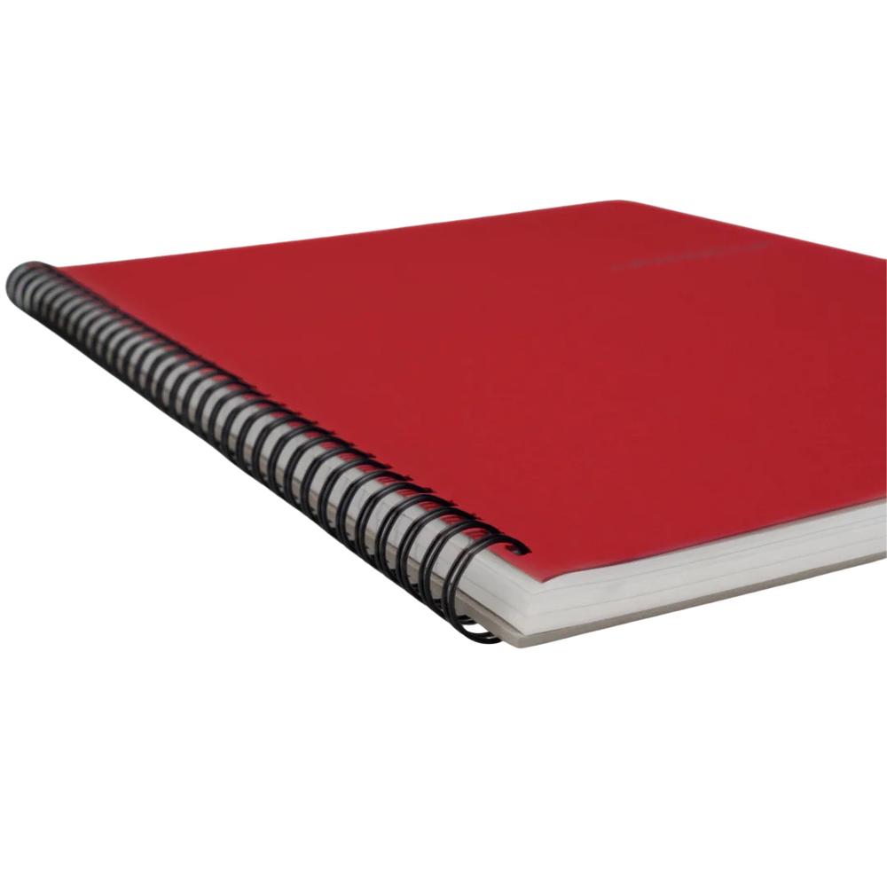 Wiro Series 128XL Ruled Notebook (Red) - A4, 8904228307236