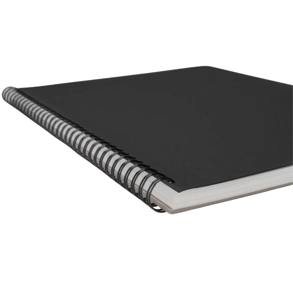 Wiro Series 128XL Checked Notebook (Black) - A4, 8904228307250