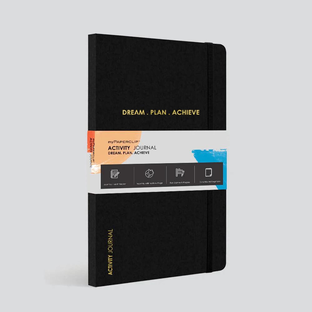 Ruled Activity Journal (Black), 8904228339251