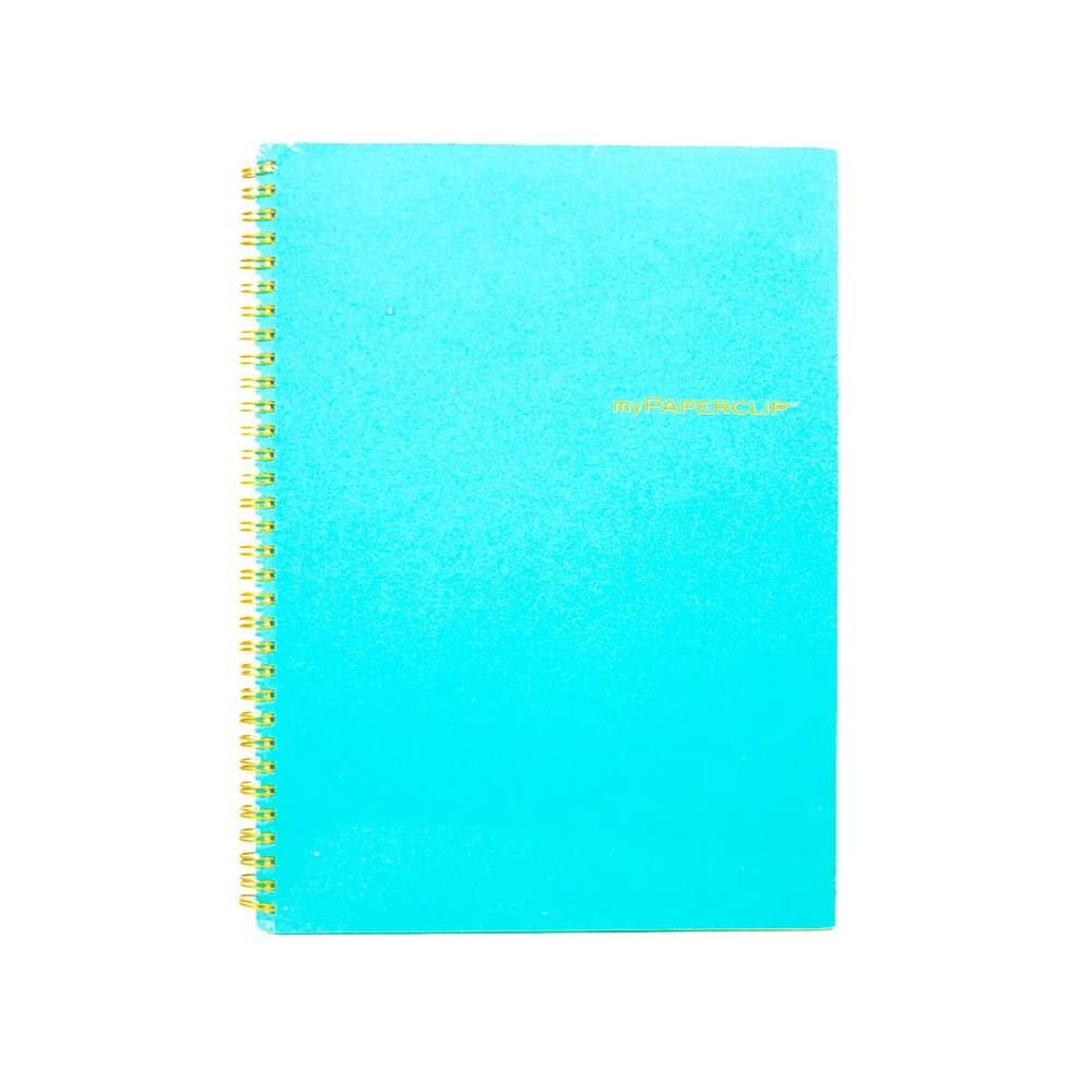 Limited Edition Wiro Series Spiral Bound Plain Notebook (Atoll) - A4, 8904228340387