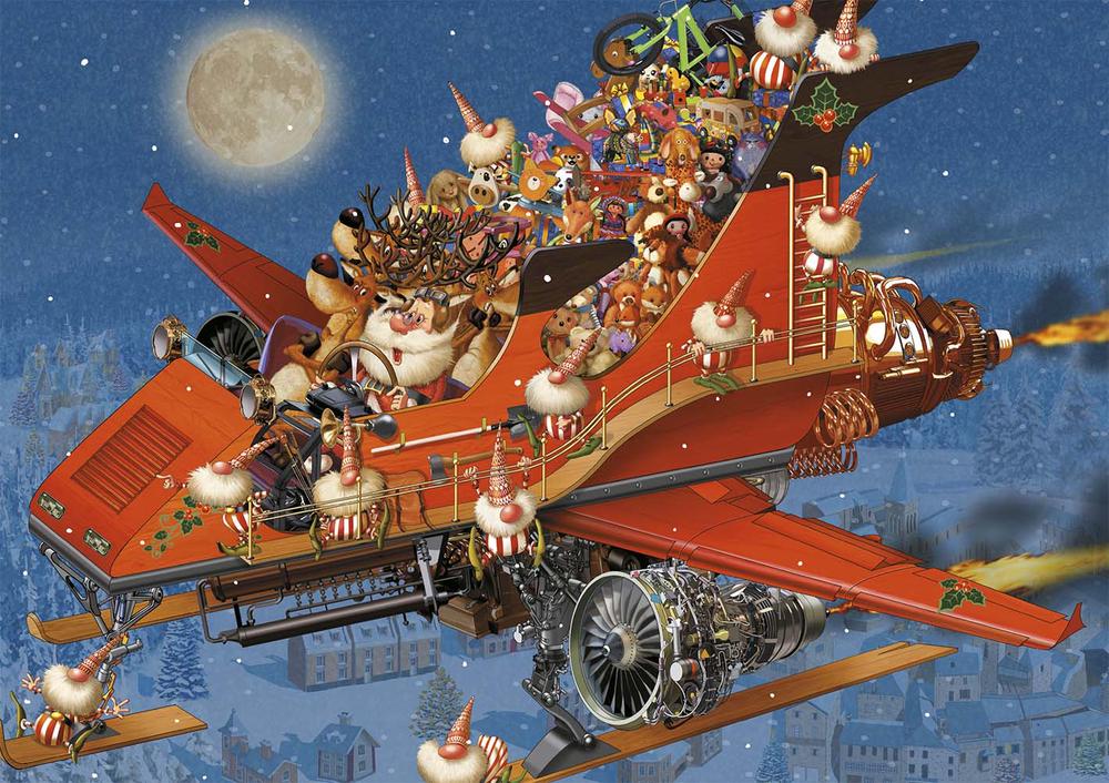 Piatnik Ruyer, Christmas Jet Jigsaw Puzzle, 1000 Pieces by Piatnik - ISBN: 9001890556548