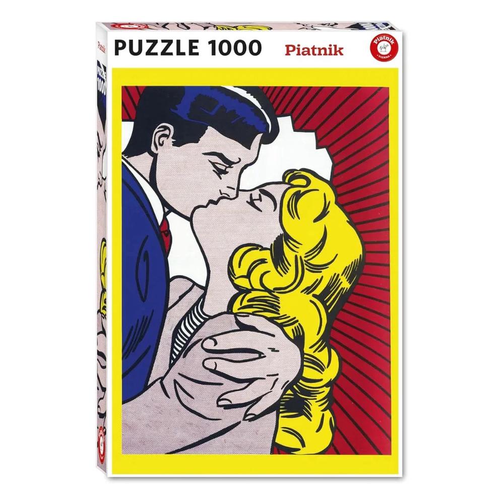 Piatnik Lichtenstein, Kiss III Puzzle, 1000pc, 9001890571749