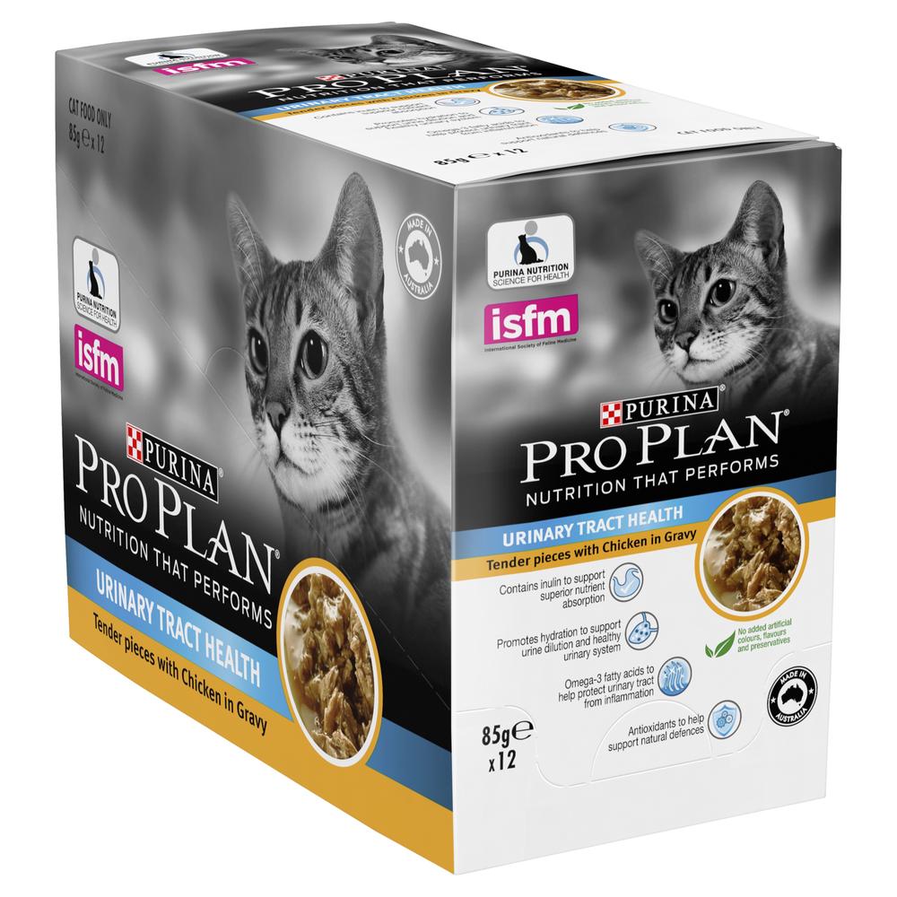 Pro Plan Adult Cat Uth Chicken Pouch, 12 Pack - 85g, 9300605128231