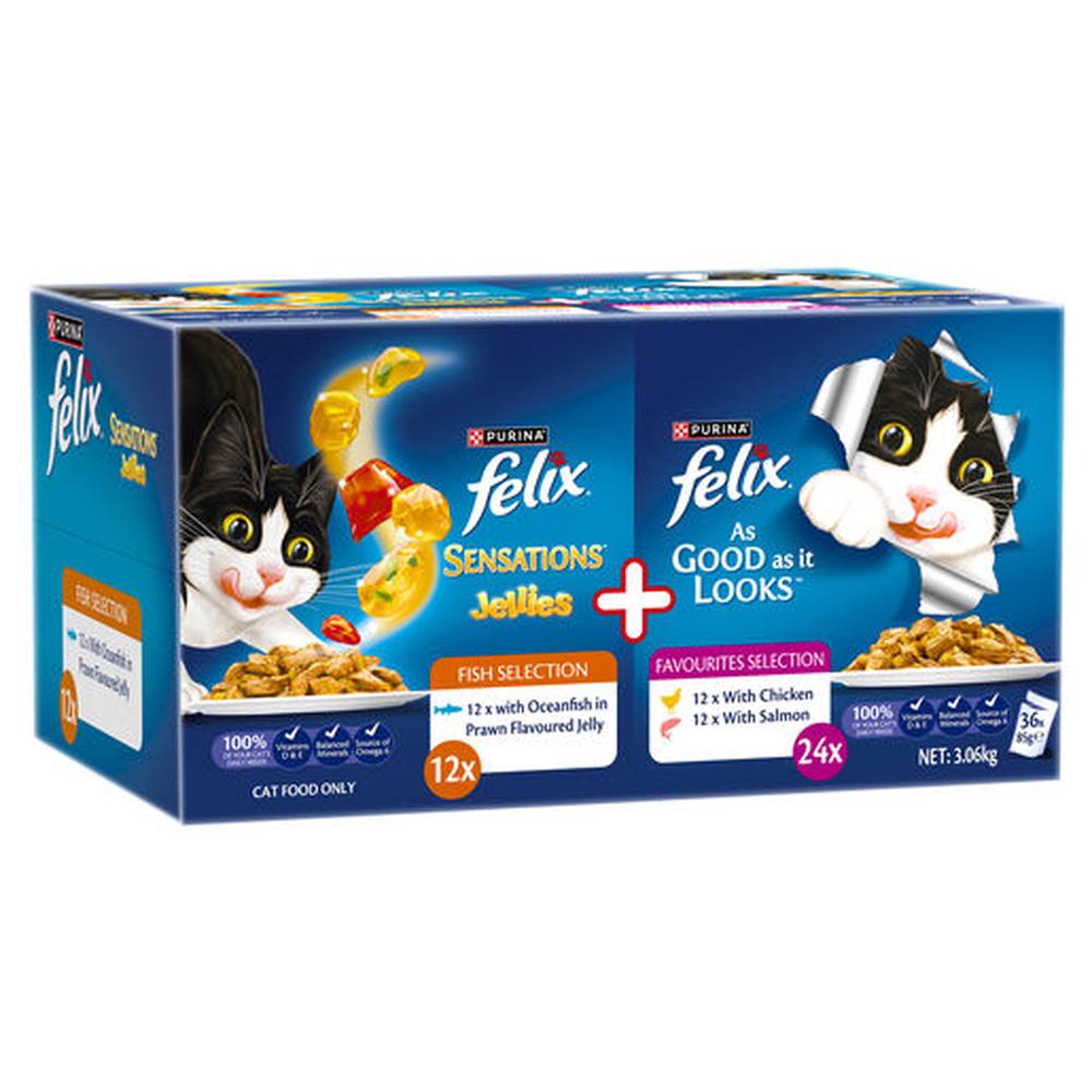 Felix Agail Gij Faves Selection, 36 Pack - 85g, 9300605156937