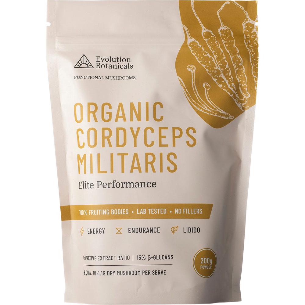 Organic Cordyceps Militaris Elite Performance - 200g, 9309000407118